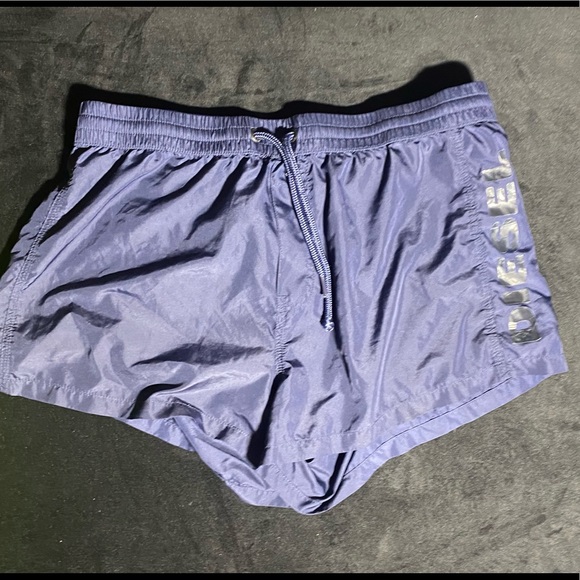 Diesel Men's Navy Super Short Swim Trunk, Size L - Picture 4 of 4